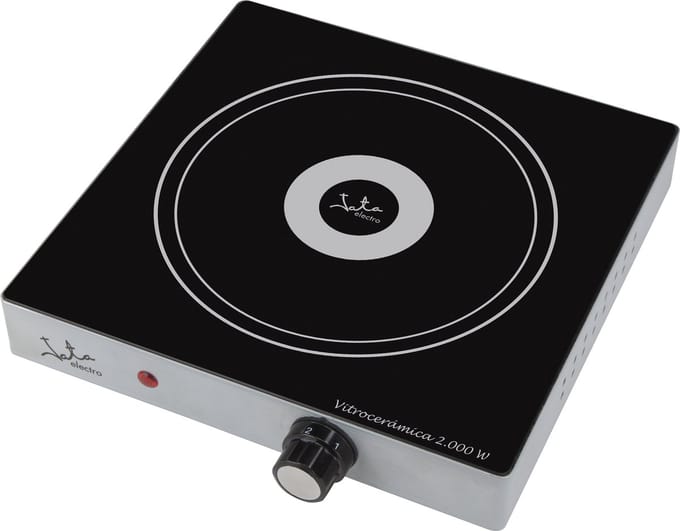 Jata V139 - Keramische kookplaat - 1 pit - Ø18 cm - 2000 Watt - 5 warmtestanden
