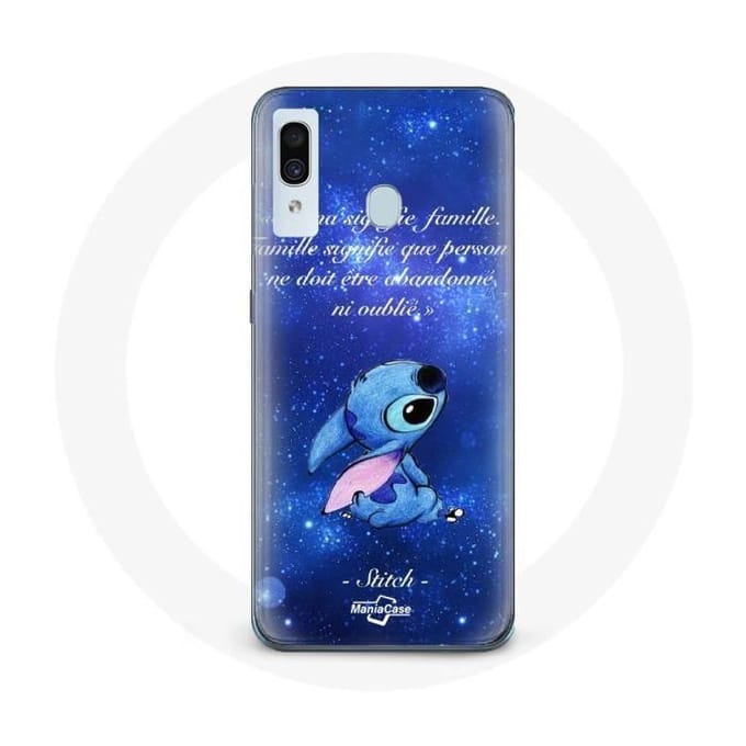 Coque pour Samsung Galaxy A20 Stitch Ohana Citation
