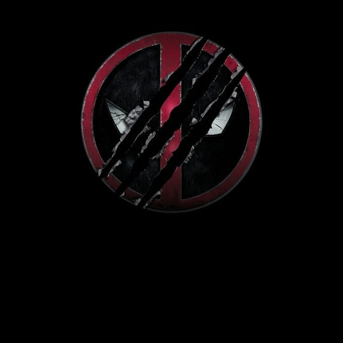Deadpool & Wolverine Logo Unisex T-Shirt - Black - S