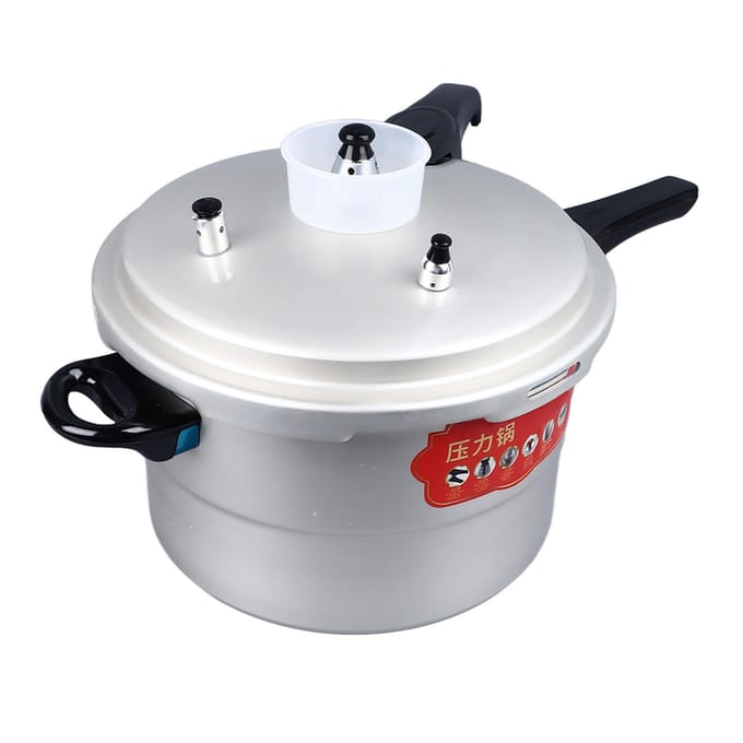 6,3 Liter 6,3L Aluminiumlegering Snelkookpan Explosieveilig Snelkookpan voor Gasfornuis Inductie L gray