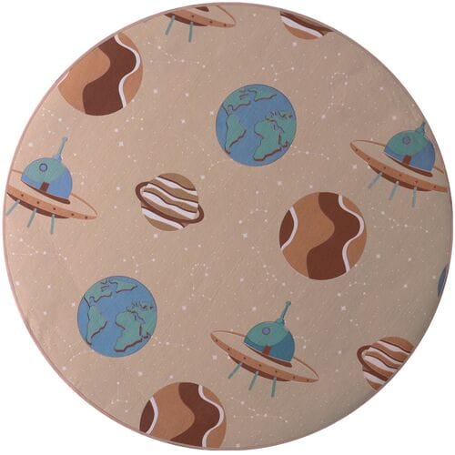 LIVARNO HOME Rond vloerkleed 120 cm (Beige)