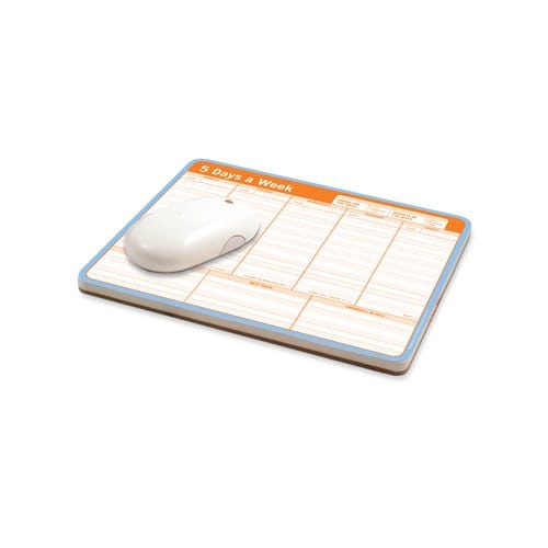 Knock Knock Mousepad: 5 Days A Week - Knock Knock Paper Mousepads - Knock Knock
