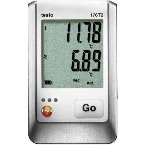 testo 176 T2 Temperatuur datalogger Te meten grootheid: Temperatuur -50 tot +400 °C