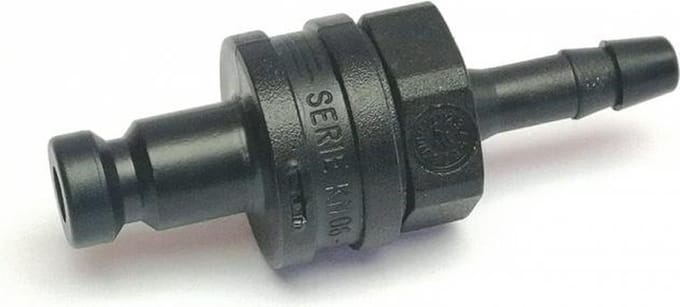 KN06 Serie kunststof snelkoppeling - 7mm slangpilaar - (afsluitnippel)