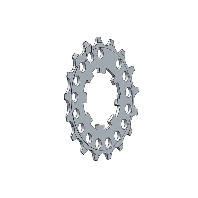 Miche Tandwiel 16t Campagnolo 10sp Zilver
