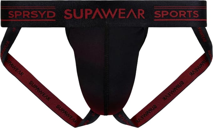 SUPAWEAR SPR Training Jockstrap Red - MAAT S - Heren Ondergoed - Jockstrap voor Man - Mannen Jock
