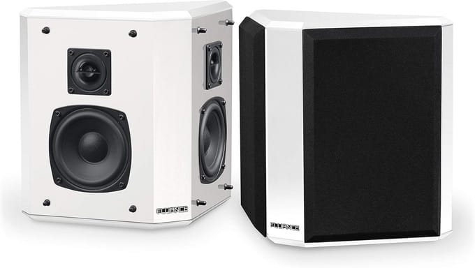 High Definition Bipolaire Surroundluidsprekers voor Thuisbioscoopsystemen - Wit/Paar