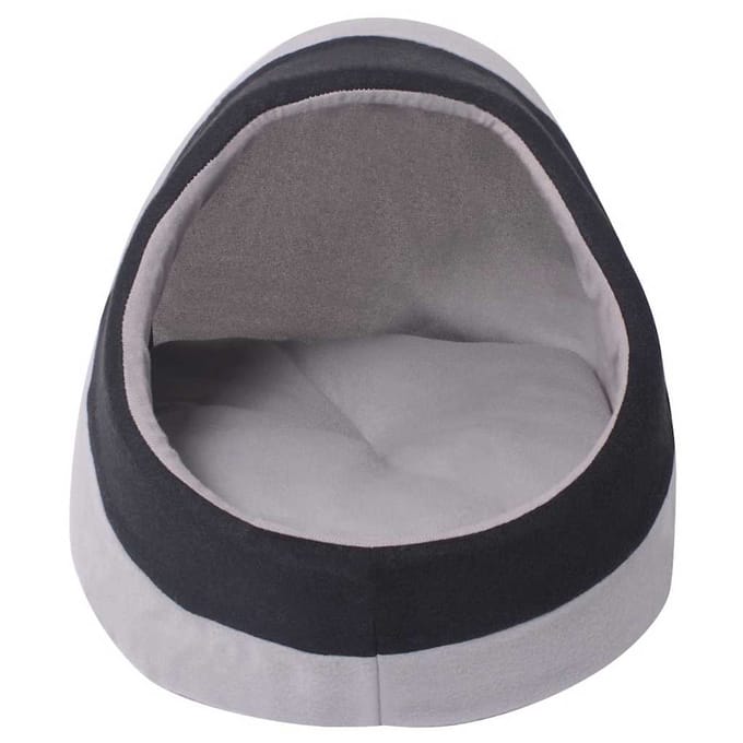 vidaXL - Kattenmand - M - grijs - en - zwart