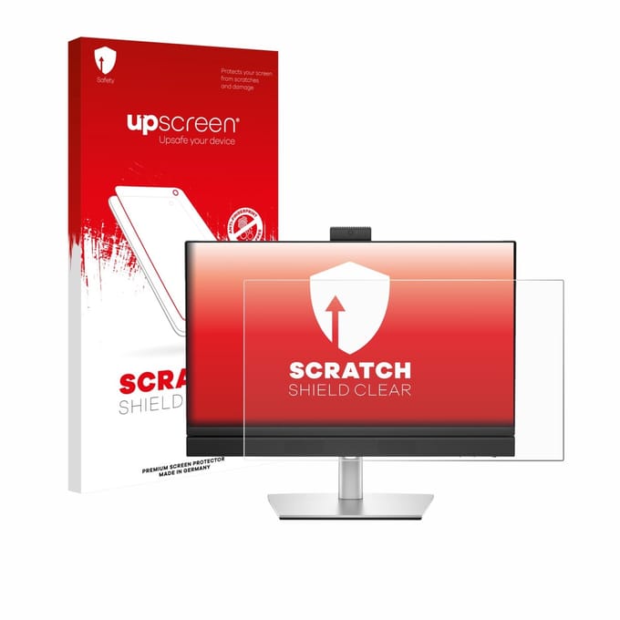 upscreen - Screenprotector voor Dell Pro 24 All-in-One QC24251 - Folie Beschermfolie transparant
