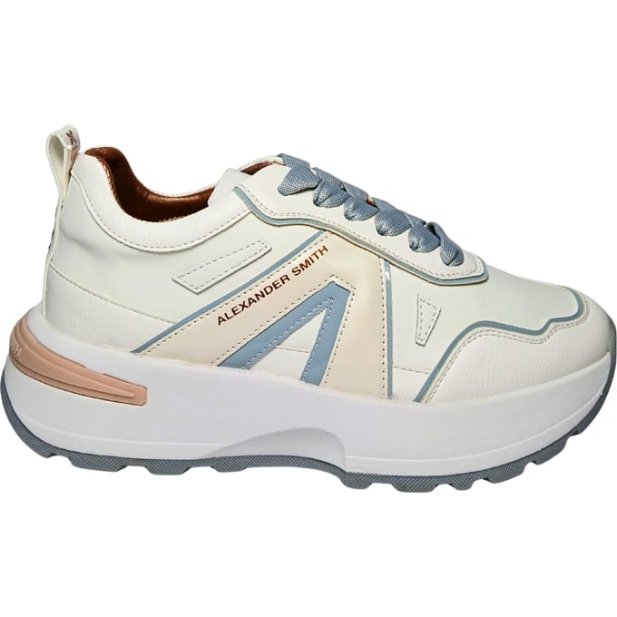 Damesschoenen Alexander Smith Sneakers Liverpool vrouw wit licht Avio