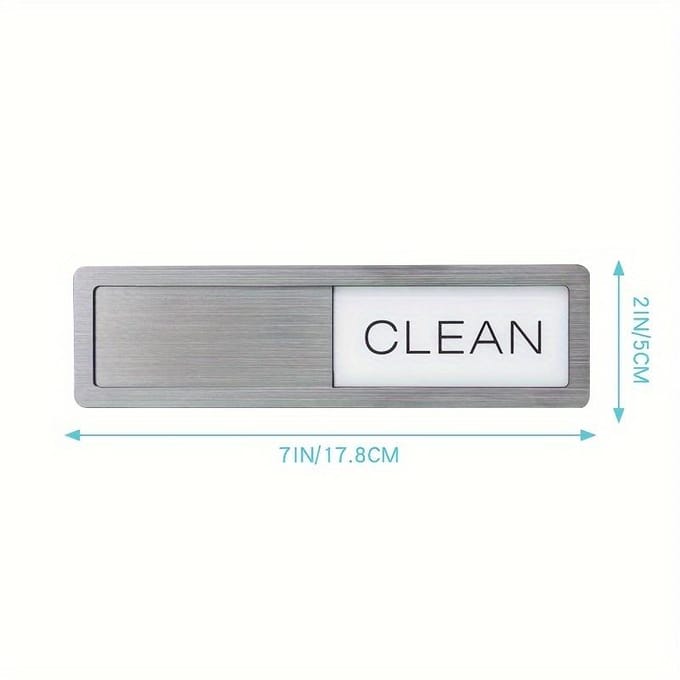 Aimant Acrylique pour Lave-Vaisselle - Indicateur Coulissant Facile Propre/Sale, Accessoire de Cuisine Solide & Élégant