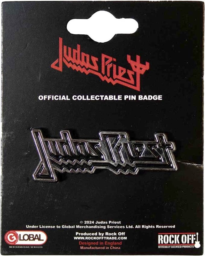 Judas Priest - Logo Pin - Zilverkleurig