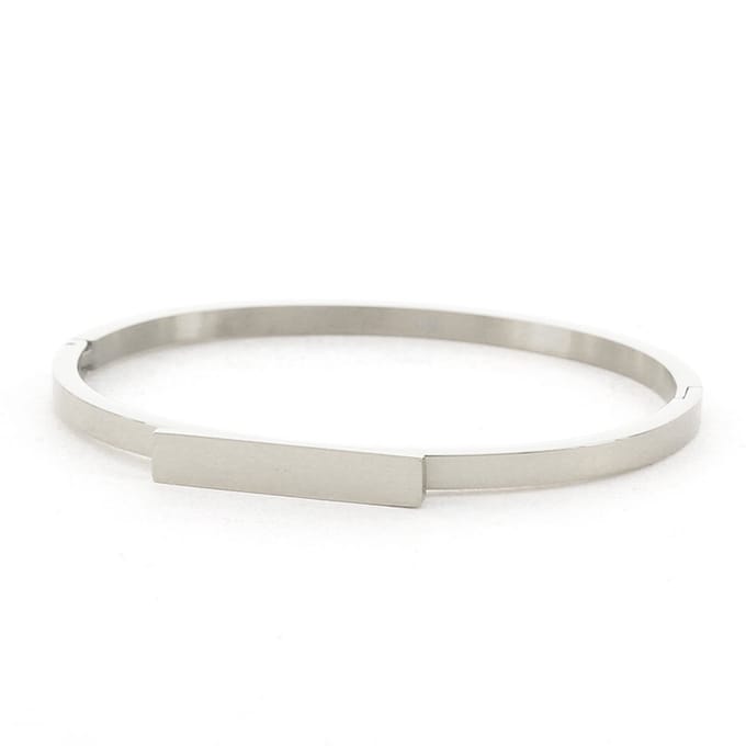 Kalli Armband (sieraad) Bangle Rechthoek Zilver