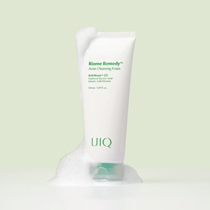 Mousse Nettoyante Anti-Acné Uiq Biome Remedy none white