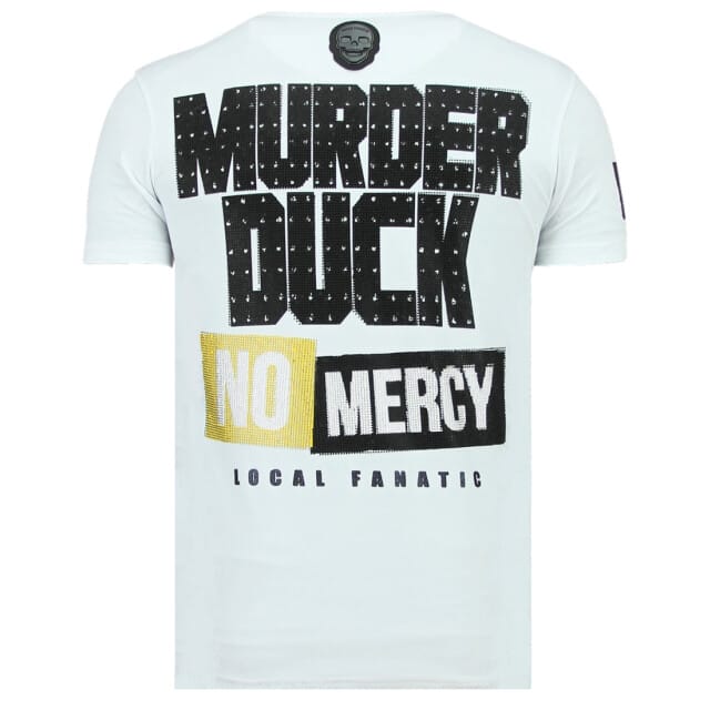 Villain Duck - Strakke T shirt Heren - 6325W - Wit