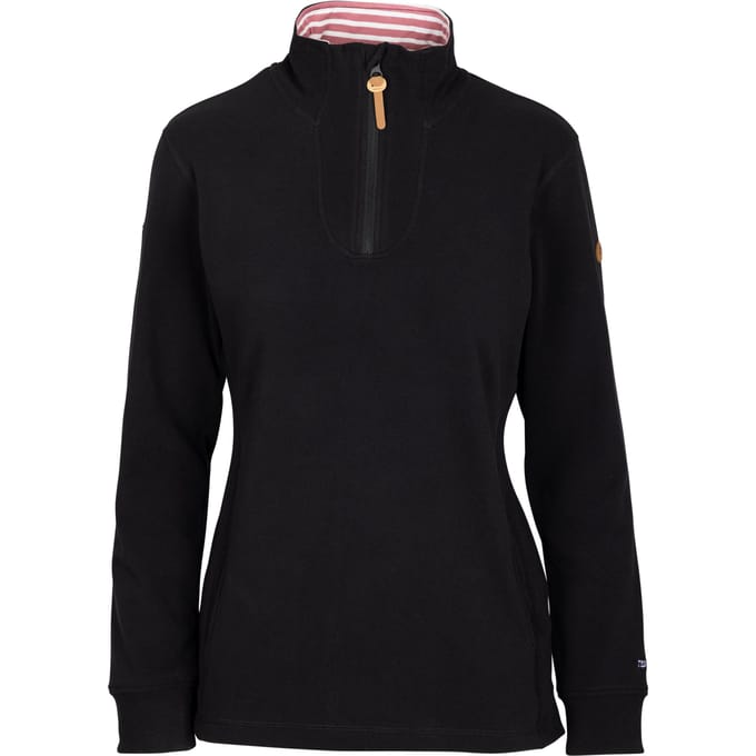 Trespass Dames/Dames Groot Hart Fleece (Zwart)