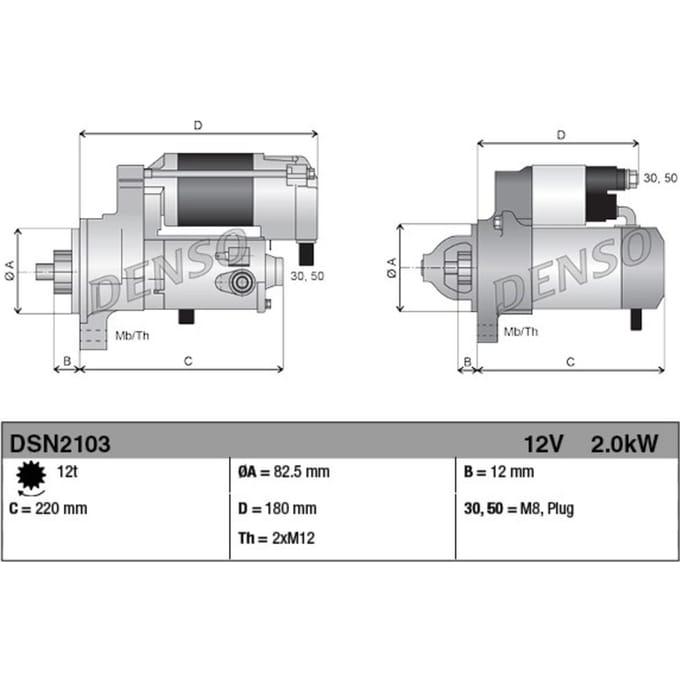 Starter DENSO DSN2103