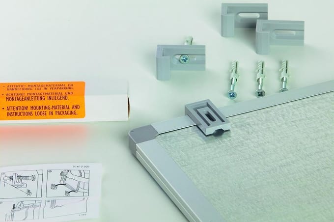 SMIT VISUAL ophangsysteem - Whitboardkit - 20mm