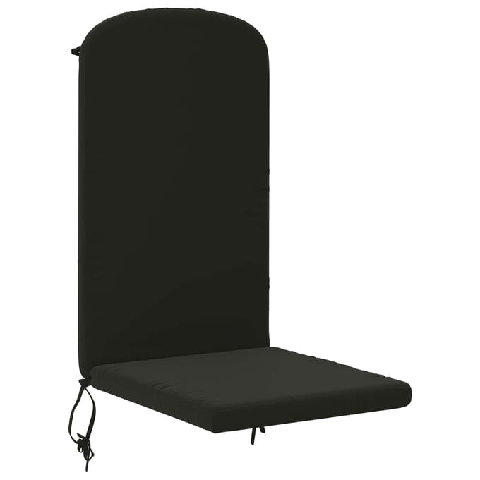 vidaXL - Zon - Ligzitzak - Kussen - GEMERT - 100% - Polyester - Zwart
