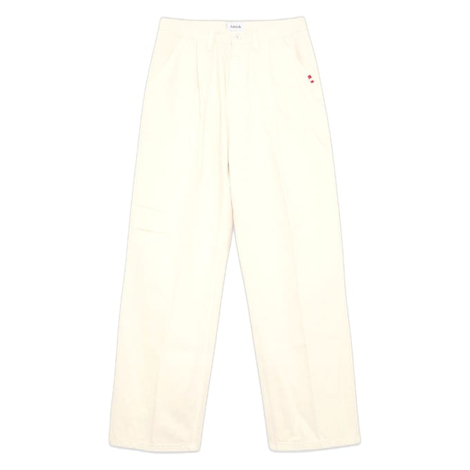 broeken Amish pantnogend - stier geverfd ecru