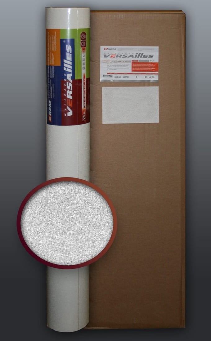 Structuur behang vliesbehang overschilderbaar EDEM 80300BR60 reliëfbehang wit 4 rol 106 m2