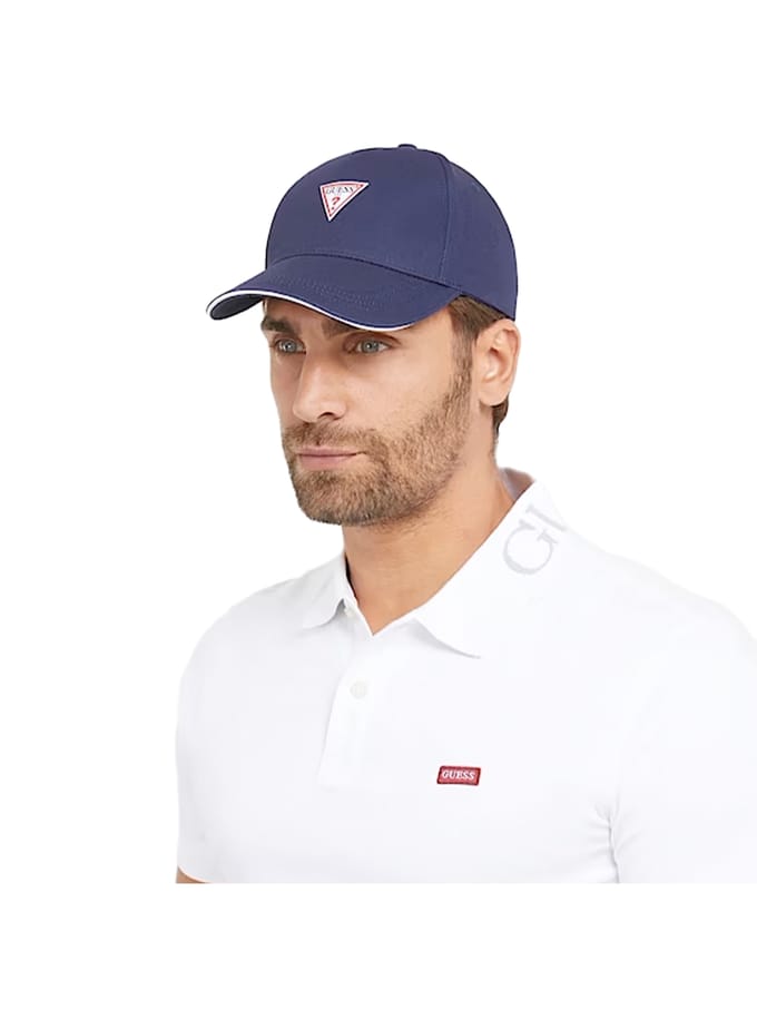 Statet Street-Style Cap with Adjustable Strap - Blue Hats