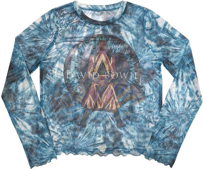David Bowie - Live & Well Longsleeve top - M - Blauw