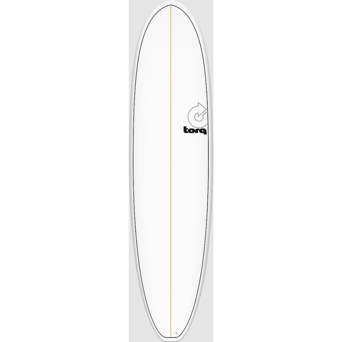 Torq Epoxy Tet V+ Funboard Pinlines 7'4 Surfboard patroon