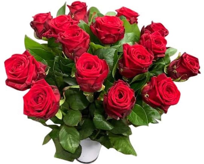 10 rode rozen boeket