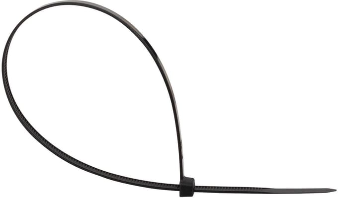Q-CONNECT kabelbinder | ft 300 x 4 | 8 mm | pak van 100 stuks | zwart