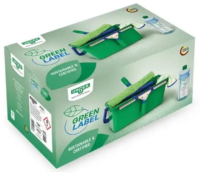 Unger Green Label Professionele Glasreinigingskit 6in1