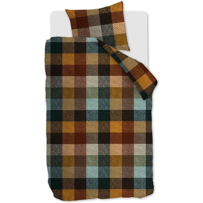 Beddinghouse Beckett dekbedovertrek - Eenpersoons - 140x200/220 - Multi
