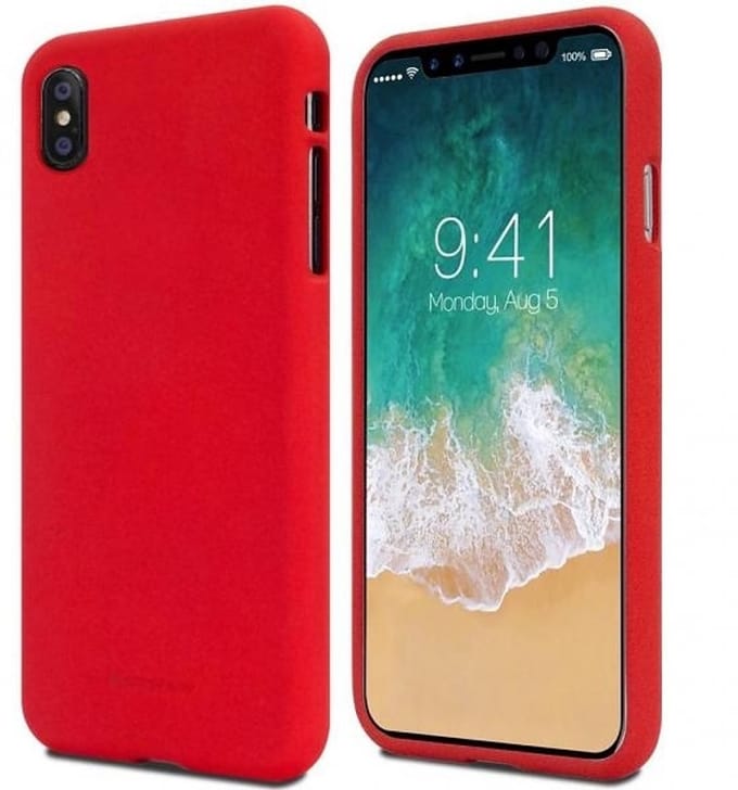 Mercury Soft - Telefoonhoesje - iPhone 15 Pro Max - Tpu - Rood