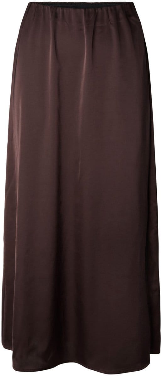 Pieces Maxi rok PCFESTA HW SATIJN