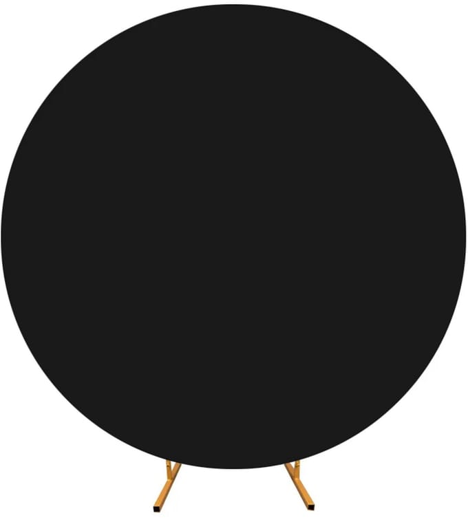 Meble odNowa - Dubbelzijdige Booghoes - 200 cm - Elegant - Traditioneel Zwart