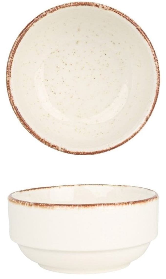 Rinart Serveerschaal - Brunilda - Porselein - 6 cm - set van 2