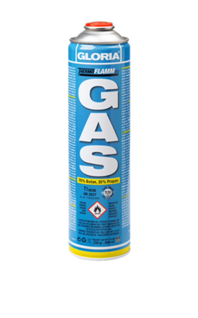 GLORIA Thermoflamm gaspatroon Navulling - 600 ml butaan-propaan gasmengsel
