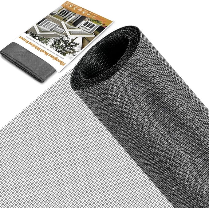 Hor Gaas Vervangend Voor Raam en Deur 120x250 cm - Grijs