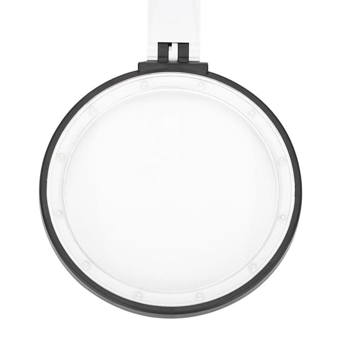 130mm Dikke Tafelvergrootglas LED Verlicht Vergrootglas Lamp Vergrootglas Bureaulamp met EU Plug