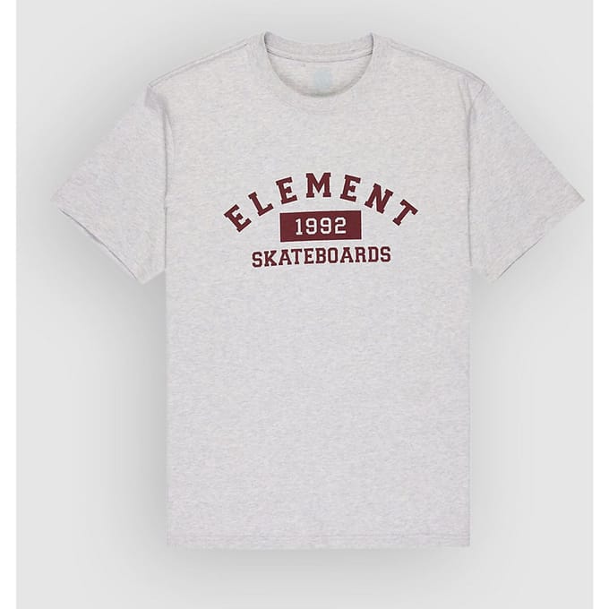 Element Home Team T-shirt Met Korte Mouwen Grijs M Man