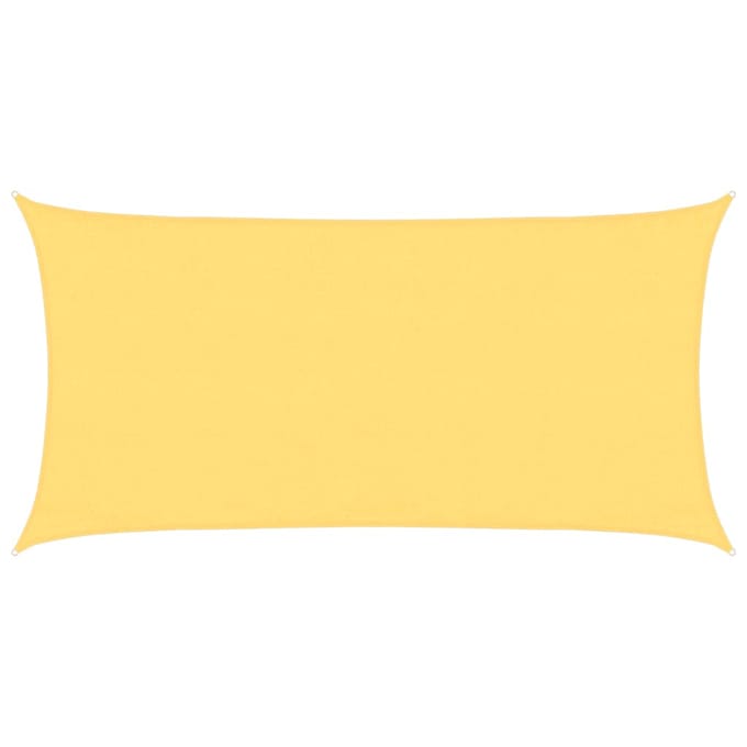 vidaXL - Zonnezeil - 160 - g/m² - 3x6 - m - HDPE - beige