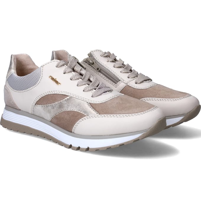 Rieker Sneakers beige Synthetisch - Maat 37