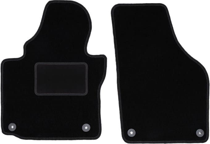 Voormatten zwart voor: Volkswagen Caddy 2K minivan (2004-2010)
