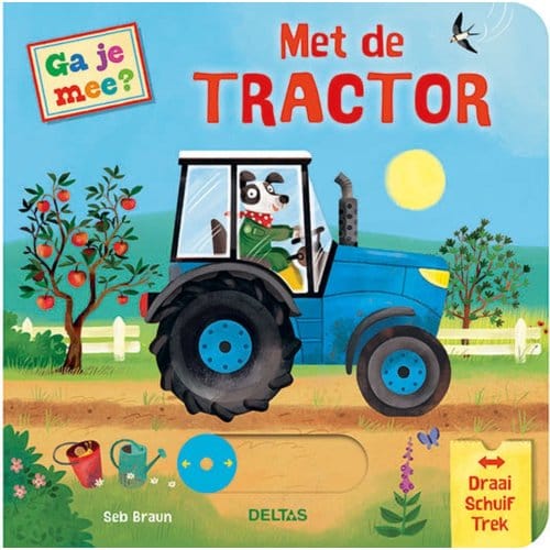 Deltas Ga je mee? - Met tractor Kartonboekjes