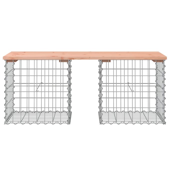vidaXL - Tuinbank - schanskorfontwerp - 103x44x42 - cm - massief - douglashout