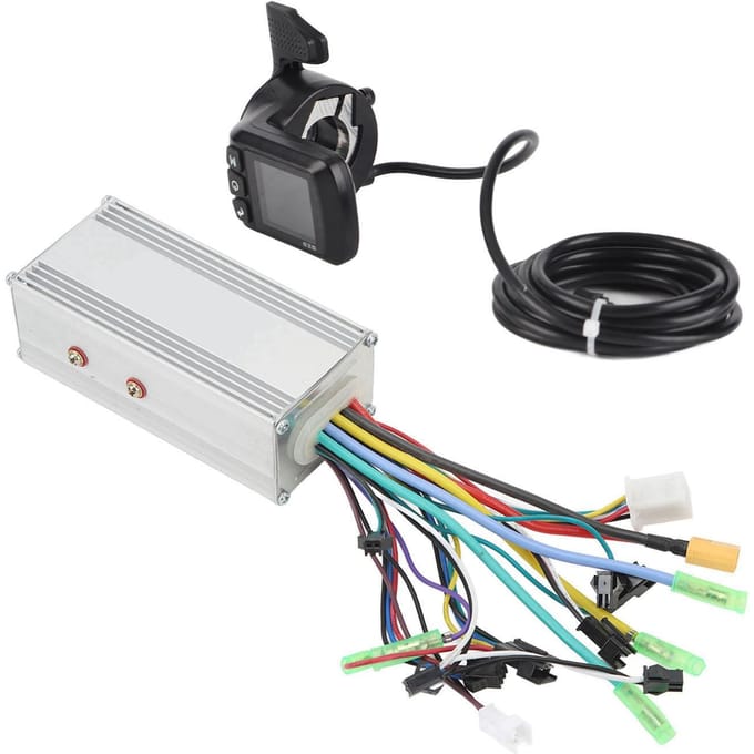 Motor Borstelloze Controller Kit 36V 48V 60V 1000W 38A 3 Modi Sinusgolf Controller met Waterdicht white