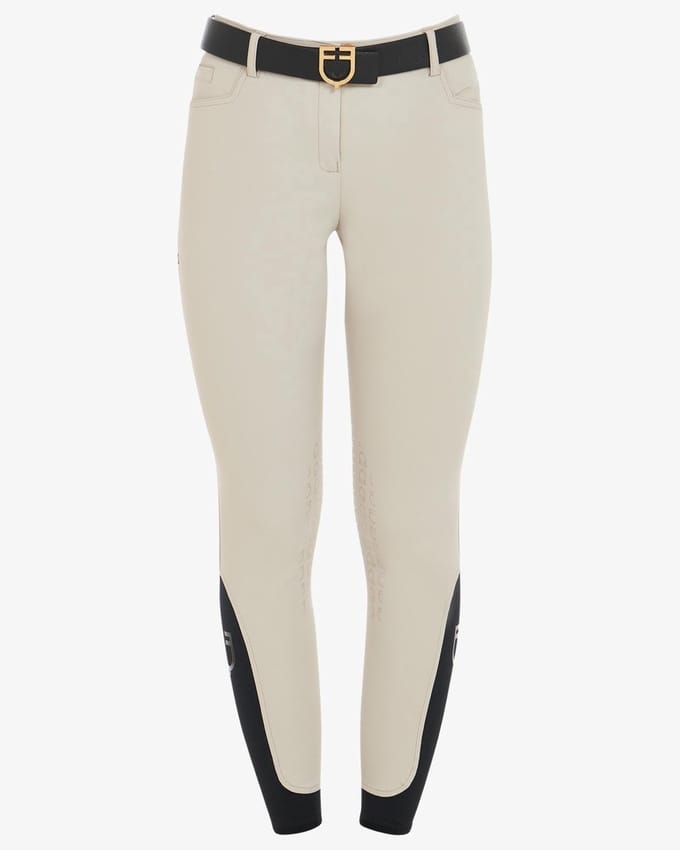 Equestro Dames Zomer Rijbroek Zenda XL Wit