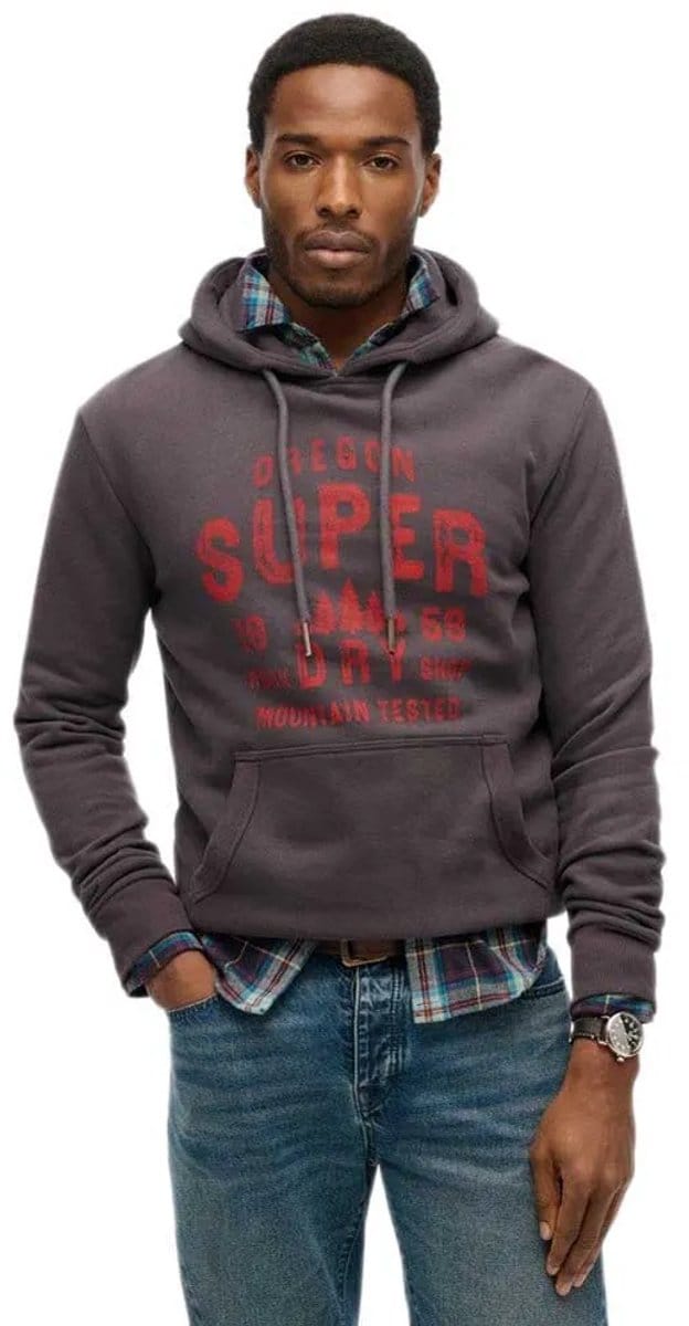Superdry - Work Shop hoodie - Heren - Hoodies