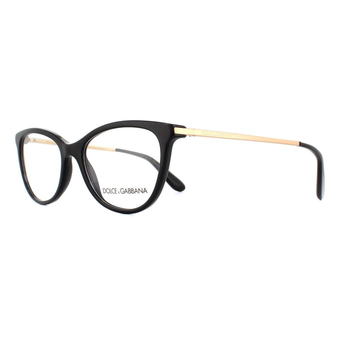 Dolce & Gabbana Cats Eye Black Womens Glazen frames