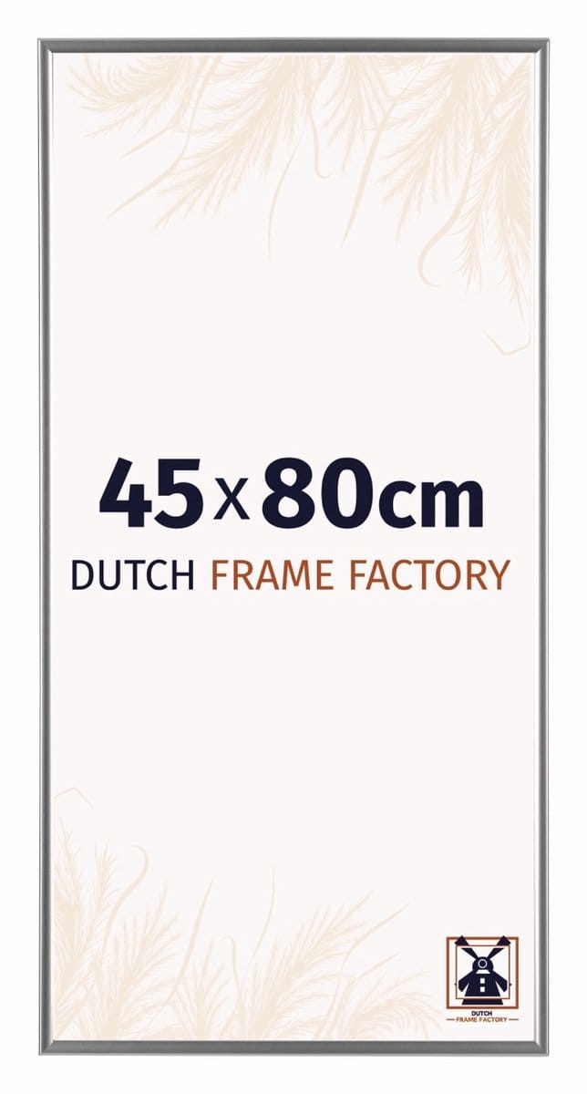 Fotolijst 45x80 cm - Kunststof - Zilver Hoogglans - Easy